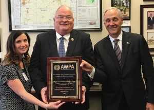 L to R: Amy DeArmond, Rep. Billy Long, and Milton Magnus, III