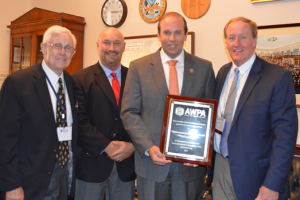 R to L: Stan Fossick, Robert McKinzie, Rep. Jason Smith, John T. Johnson