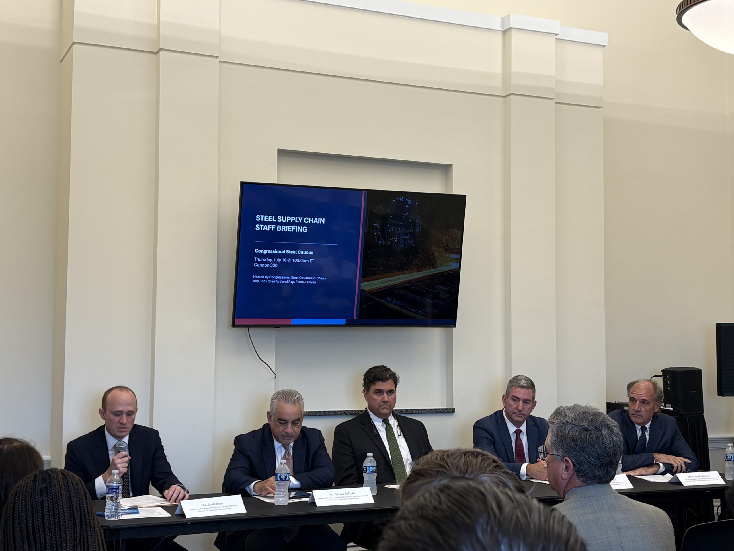 AWPA Congressional Steel Caucus staff briefing